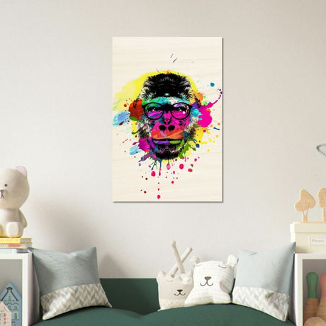 Da Vinci Pop Art Wall art print - Wood Prints - 50x75 cm / 20x30″ - 