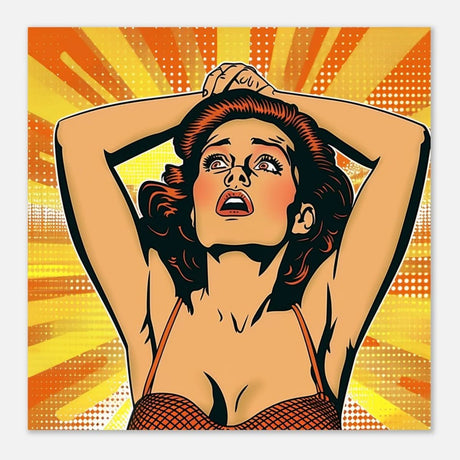 Da Vinci Pop Art Wall art print - Aluminum Print - 50x50 cm / 20x20″ - 
