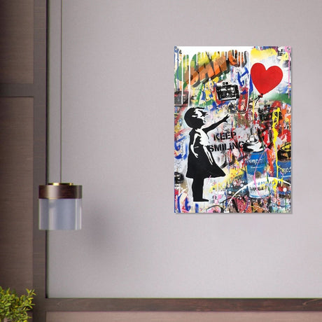 Da Vinci Pop Art Wall Art | Smile - Acrylic Print - 70x100 cm / 28x40″ - 