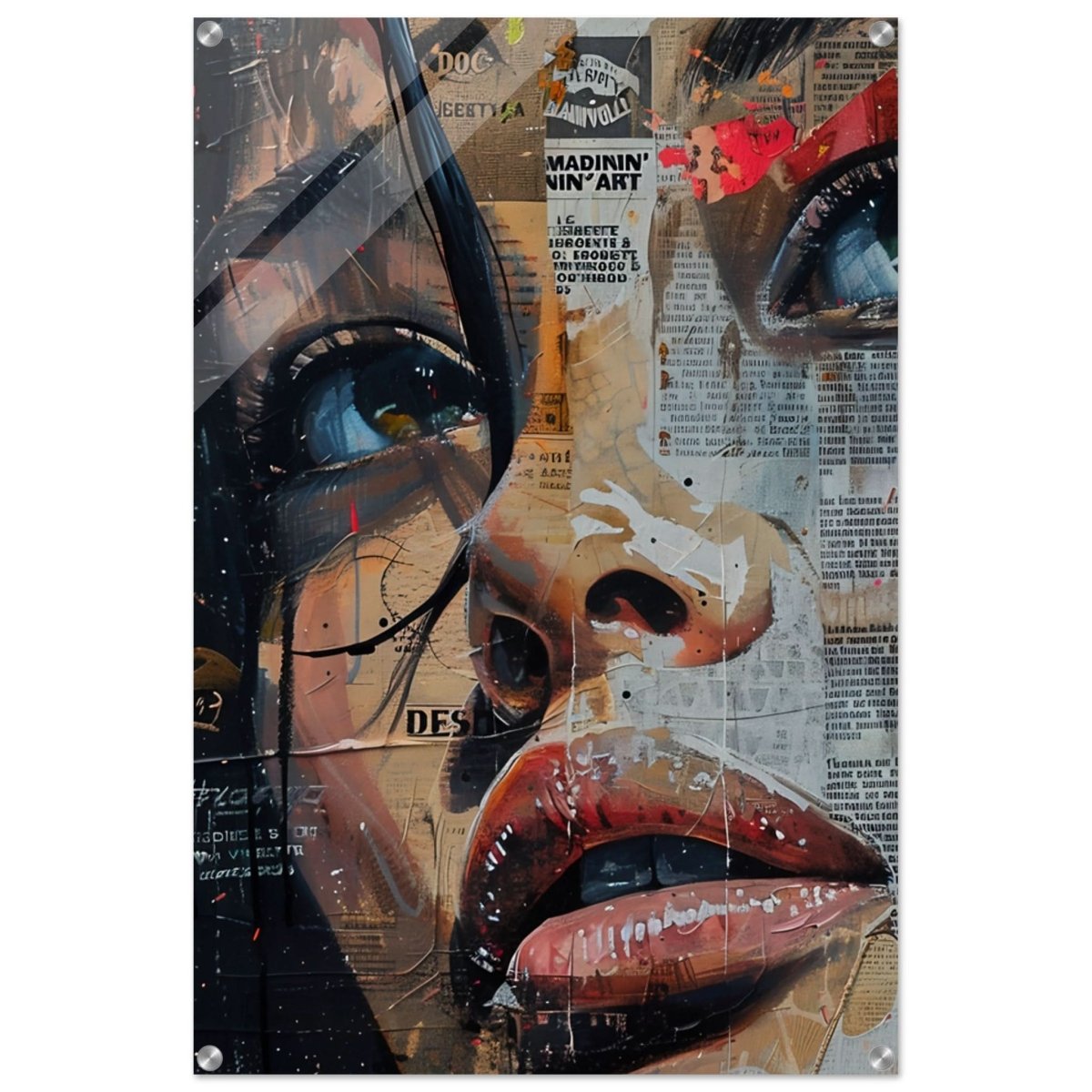 Da Vinci Pop Art Wall Art - Acrylic Print - 60x90 cm / 24x36″ - 