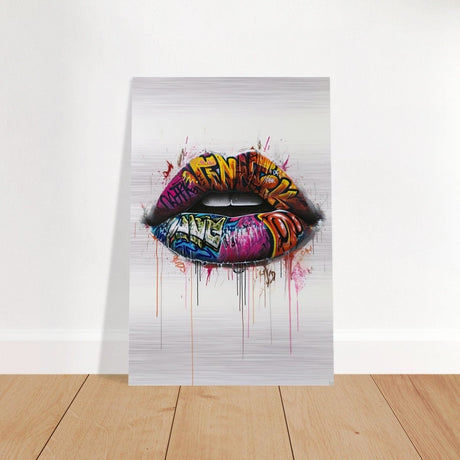 Da Vinci Pop Art Wall Art - Brushed Aluminum Print - 60x90 cm / 24x36″ - 