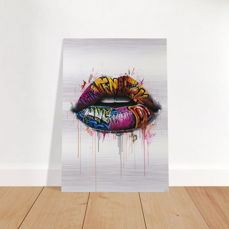 Da Vinci Pop Art Wall Art - Brushed Aluminum Print - 70x100 cm / 28x40″ - 