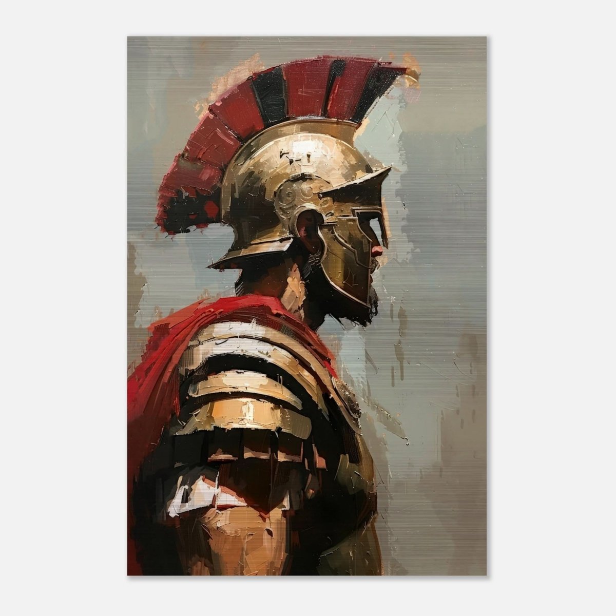 Da Vinci Pop Art Wall Art - Brushed Aluminum Print - 30x45 cm / 12x18″ - 