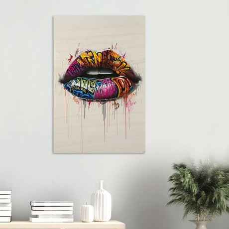 Da Vinci Pop Art Wall Art - Wood Prints - 60x90 cm / 24x36″ - 20 mm