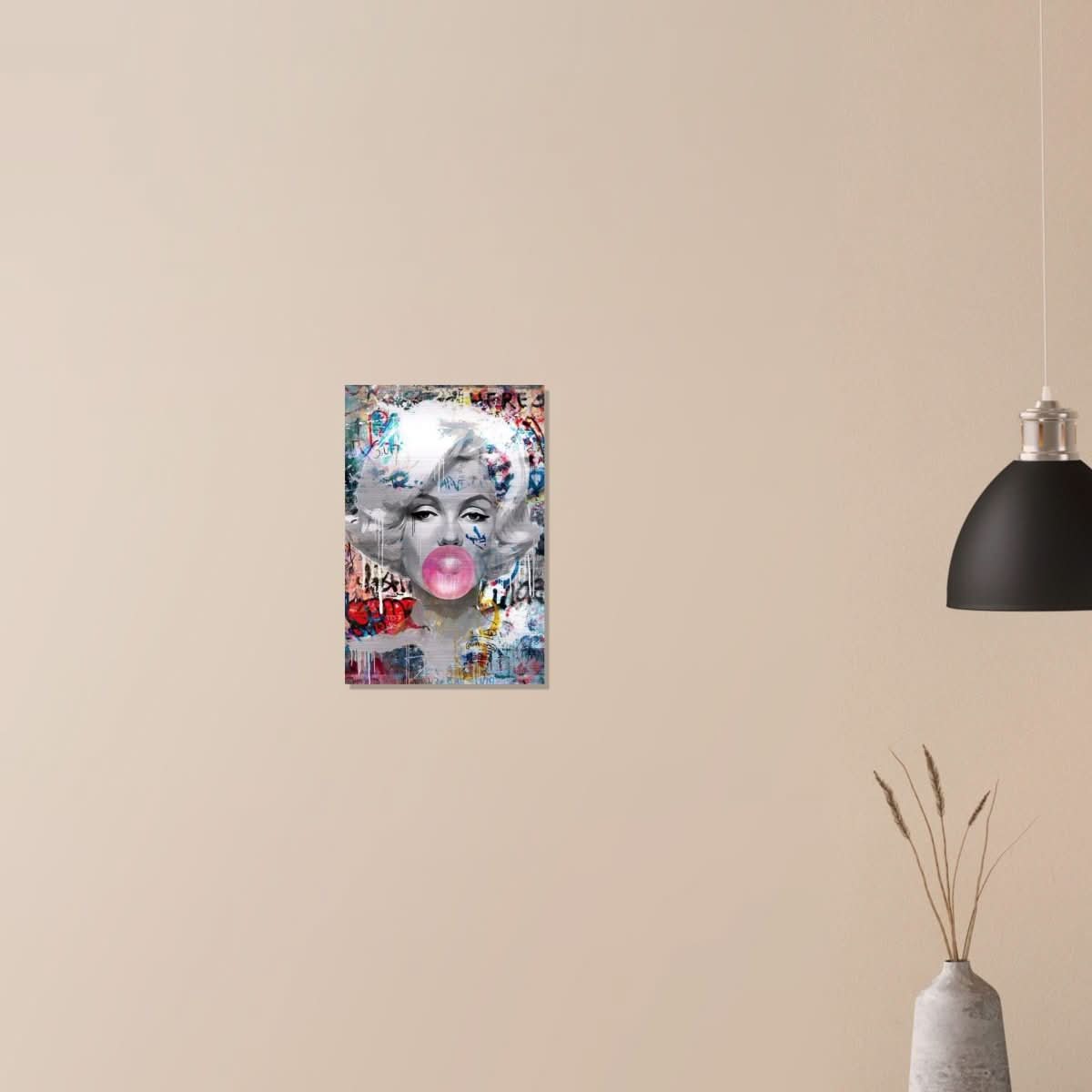 Da Vinci Pop Art Wall Art - Brushed Aluminum Print - 30x45 cm / 12x18″ - 