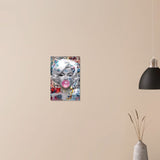 Da Vinci Pop Art Wall Art - Brushed Aluminum Print - 30x45 cm / 12x18″ - 