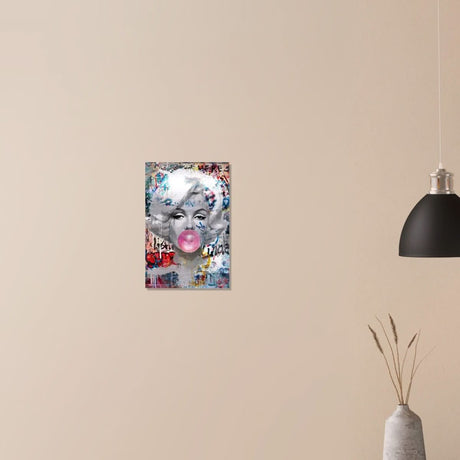 Da Vinci Pop Art Wall Art - Brushed Aluminum Print - 30x45 cm / 12x18″ - 