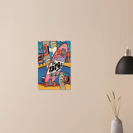 Da Vinci Pop Art Wall Art - Brushed Aluminum Print - 40x60 cm / 16x24″ - 