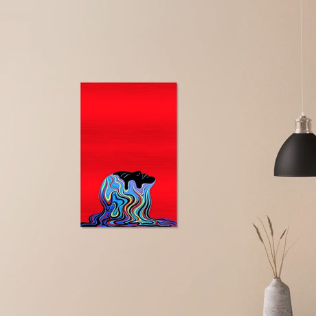 Da Vinci Pop Art Wall Art - Brushed Aluminum Print - 50x75 cm / 20x30″ - 