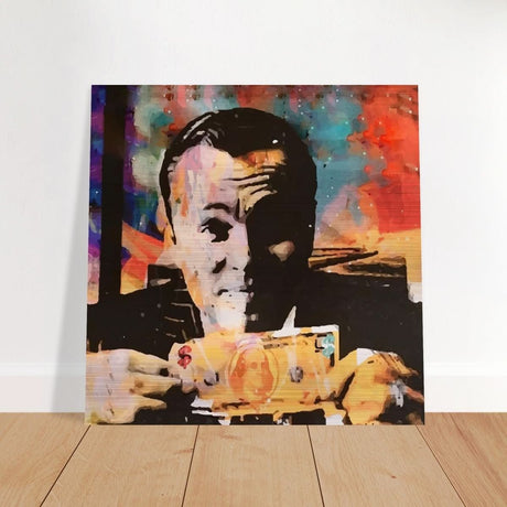 Da Vinci Pop Art Wall Art - Brushed Aluminum Print - 50x50 cm / 20x20″ - 