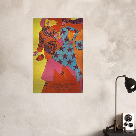 Da Vinci Pop Art Wall Art - Brushed Aluminum Print - 60x90 cm / 24x36″ - 
