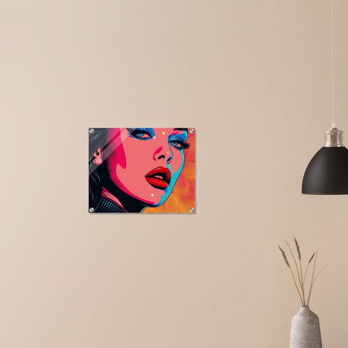 Da Vinci Pop Art Wall Art - Acrylic Print - 40x50 cm / 16x20″ - 