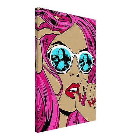 Da Vinci Pop Art Wall Art - Canvas - 50x75 cm / 20x30″ - Thick