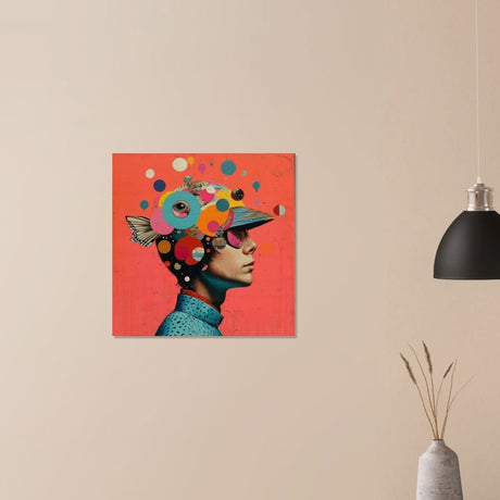 Da Vinci Pop Art Wall Art - Wood Prints - 60x60 cm / 24x24″ - 20 mm