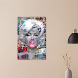 Da Vinci Pop Art Wall Art - Brushed Aluminum Print - 60x90 cm / 24x36″ - 