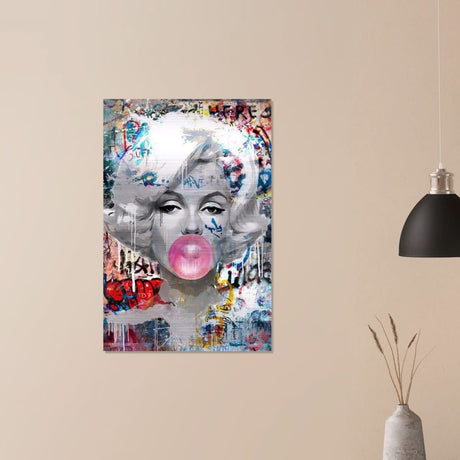 Da Vinci Pop Art Wall Art - Brushed Aluminum Print - 60x90 cm / 24x36″ - 
