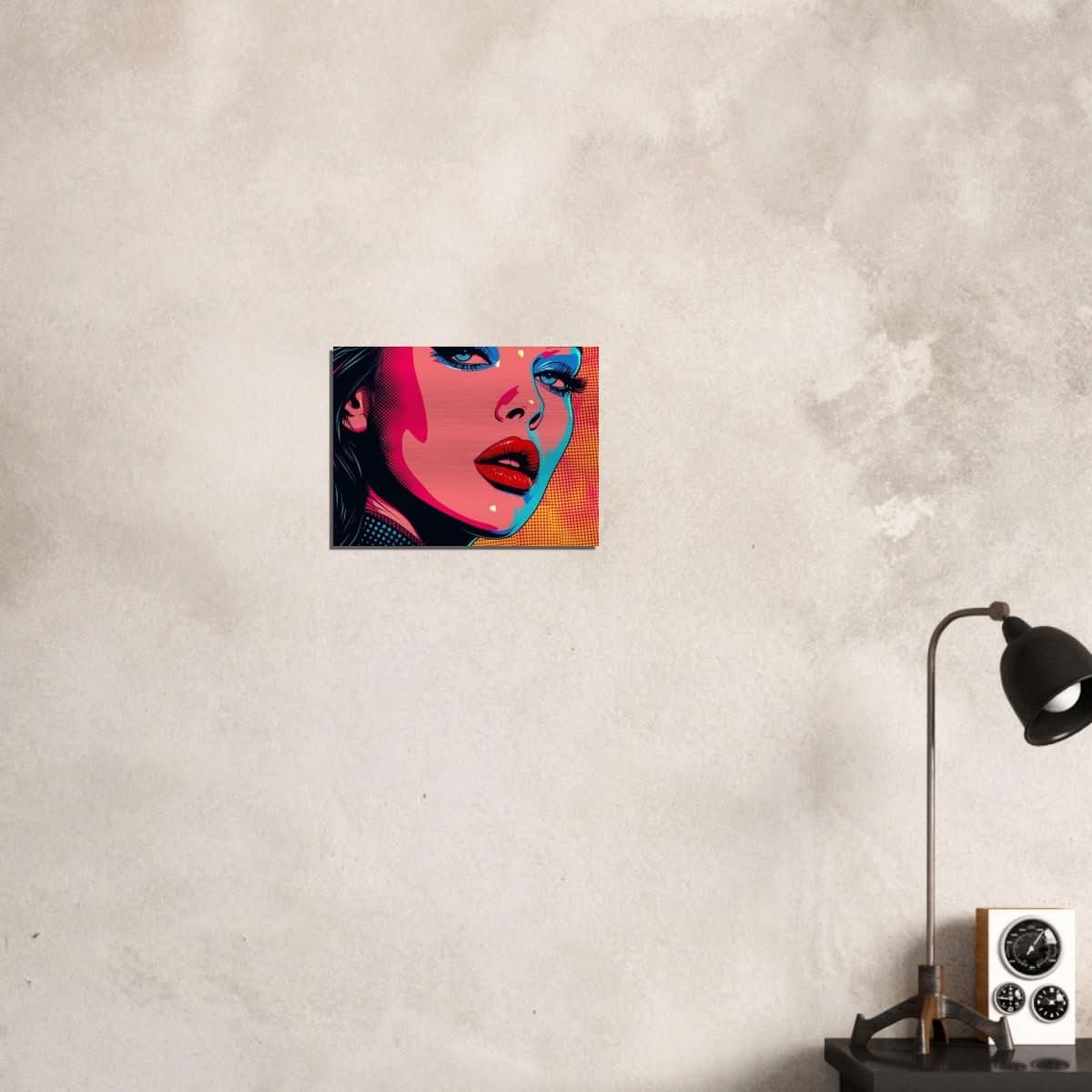 Da Vinci Pop Art Wall Art - Brushed Aluminum Print - 30x40 cm / 12x16″ - 