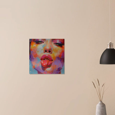 Da Vinci Pop Art Wall Art - Brushed Aluminum Print - 50x50 cm / 20x20″ - 