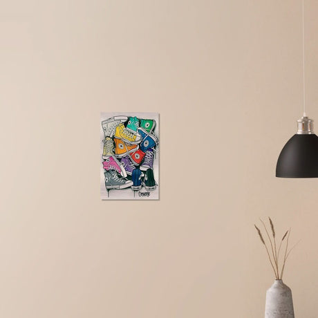 Da Vinci Pop Art Wall Art - Brushed Aluminum Print - 30x45 cm / 12x18″ - 