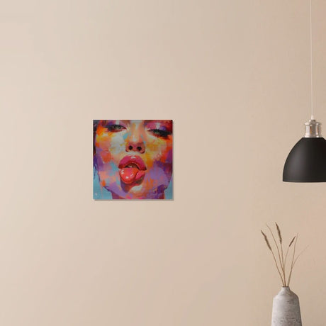 Da Vinci Pop Art Wall Art - Brushed Aluminum Print - 40x40 cm / 16x16″ - 