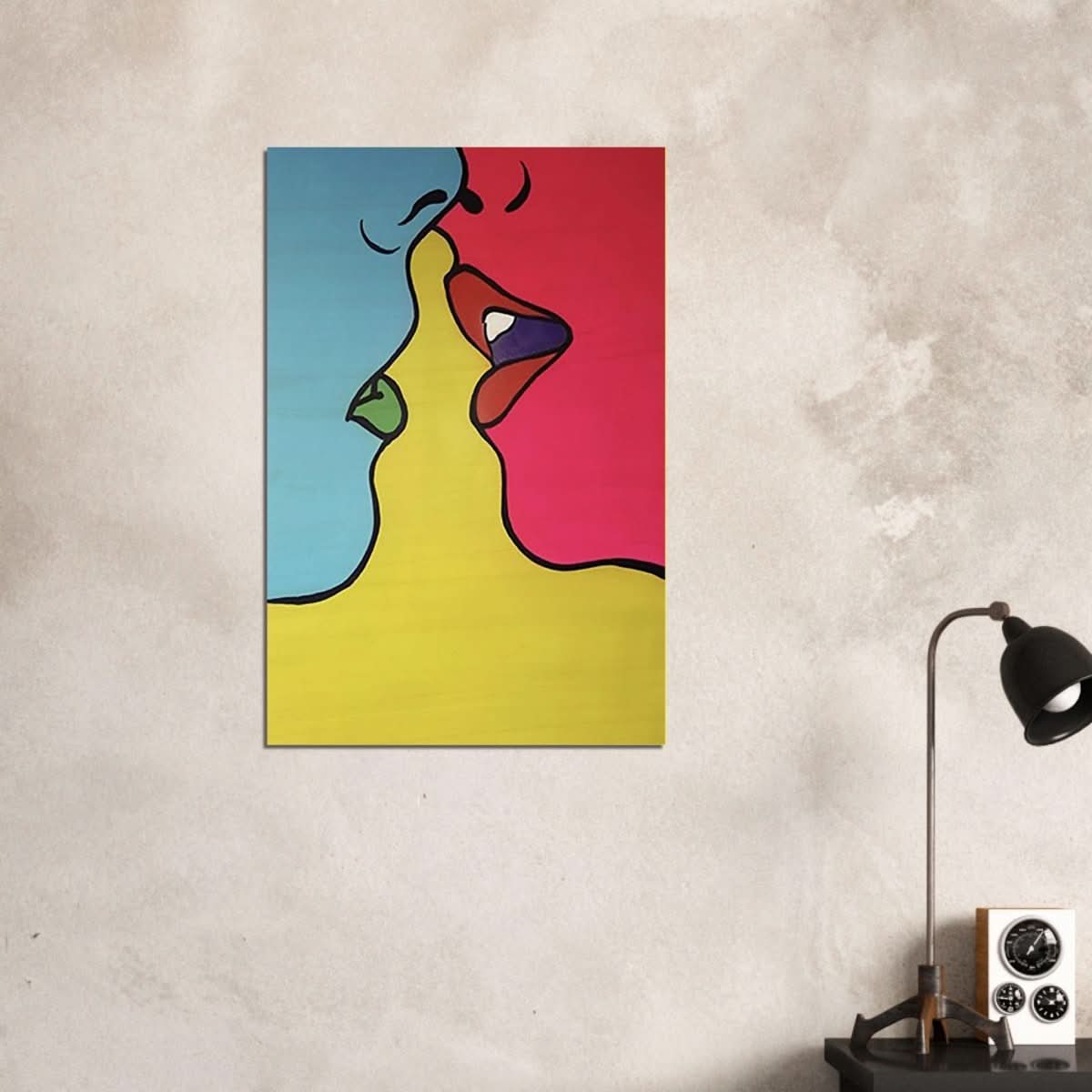 Da Vinci Pop Art Wall Art - Wood Prints - 60x90 cm / 24x36″ - 20 mm