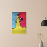 Da Vinci Pop Art Wall Art - Brushed Aluminum Print - 50x75 cm / 20x30″ - 