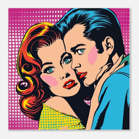 Da Vinci Pop Art Wall Art - Aluminum Print - 40x40 cm / 16x16″ - 