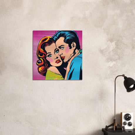 Da Vinci Pop Art Wall Art - Brushed Aluminum Print - 60x60 cm / 24x24″ - 