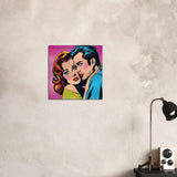 Da Vinci Pop Art Wall Art - Brushed Aluminum Print - 50x50 cm / 20x20″ - 