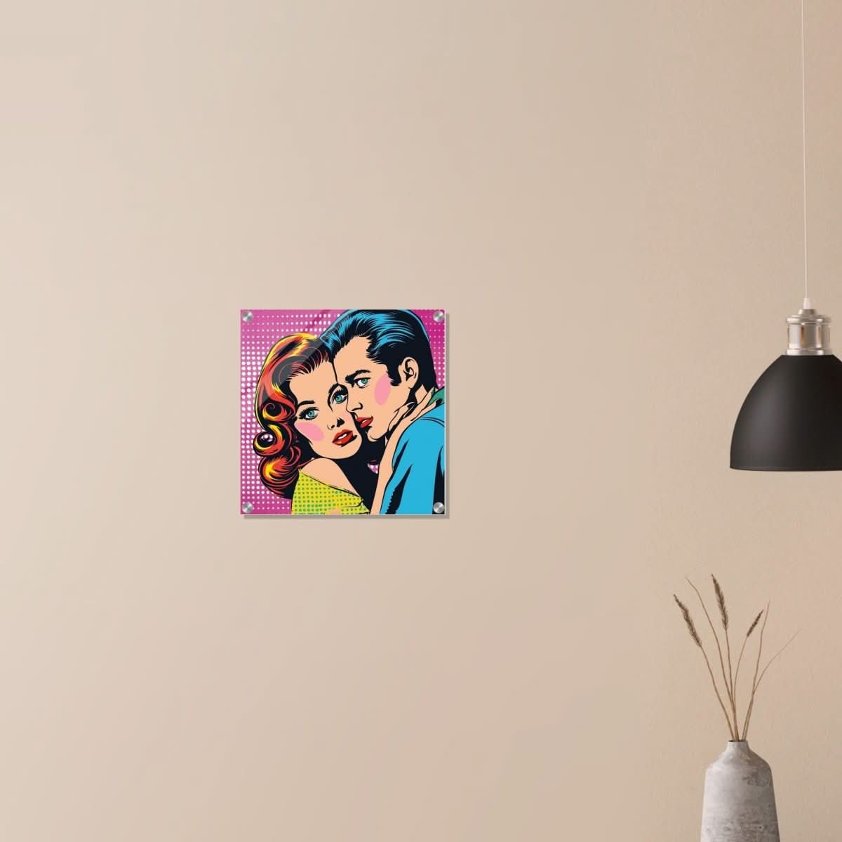 Da Vinci Pop Art Wall Art - Acrylic Print - 40x40 cm / 16x16″ - 