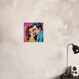 Da Vinci Pop Art Wall Art - Brushed Aluminum Print - 40x40 cm / 16x16″ - 
