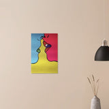 Da Vinci Pop Art Wall Art - Brushed Aluminum Print - 40x60 cm / 16x24″ - 