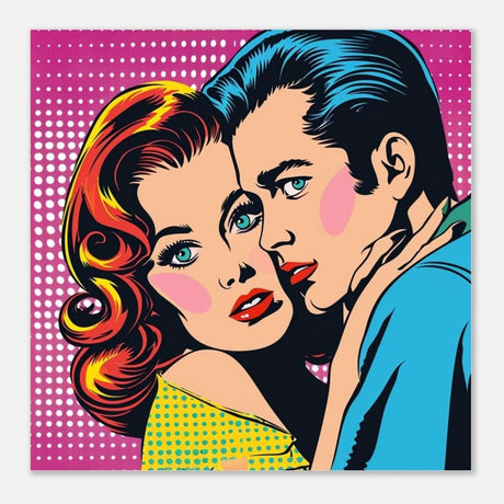 Da Vinci Pop Art Wall Art - Aluminum Print - 60x60 cm / 24x24″ - 