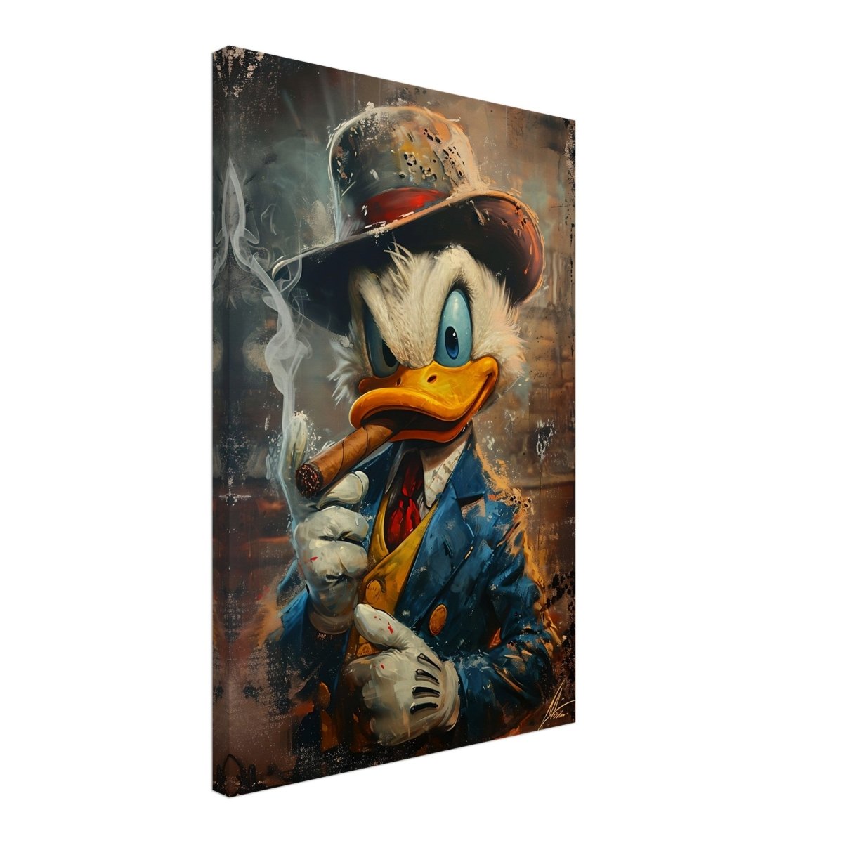 Da Vinci Pop Wall art print | Scrooge McDuck - Canvas - 40x60 cm / 16x24″ - 