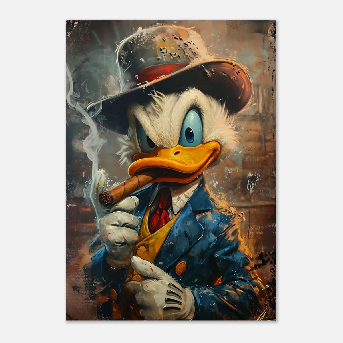 Da Vinci Pop Wall art print | Scrooge McDuck - Aluminum Print - 70x100 cm / 28x40″ - 