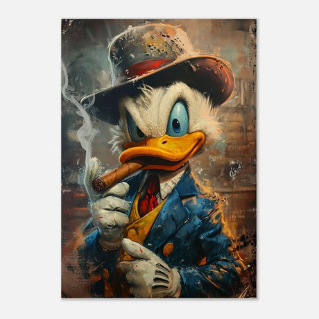 Da Vinci Pop Wall art print | Scrooge McDuck - Aluminum Print - 70x100 cm / 28x40″ - 