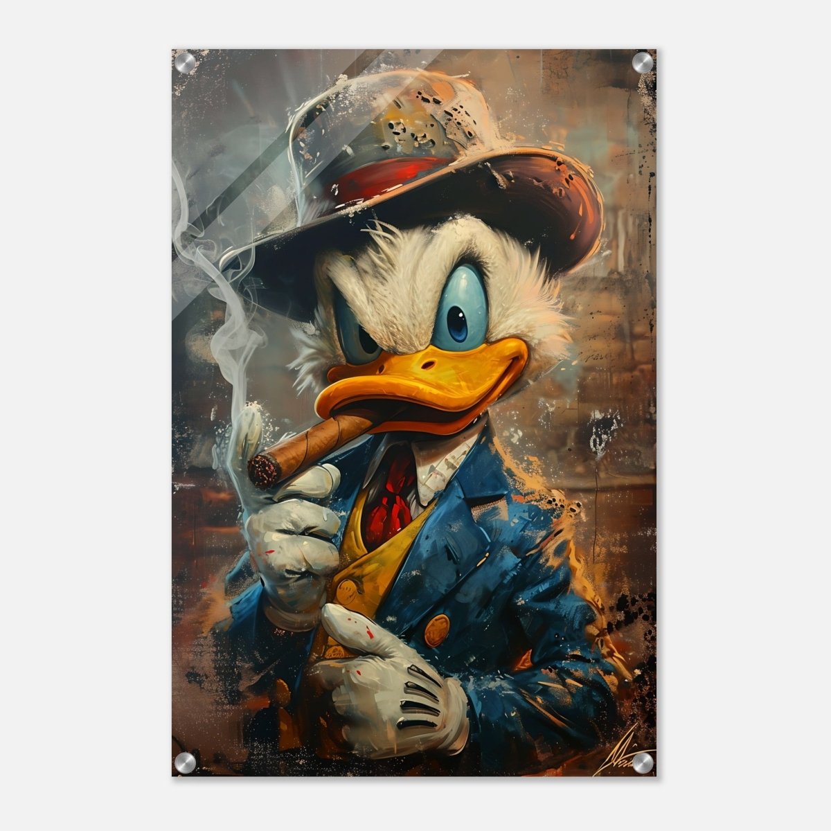 Da Vinci Pop Wall art print | Scrooge McDuck - Acrylic Print - 50x75 cm / 20x30″ - 