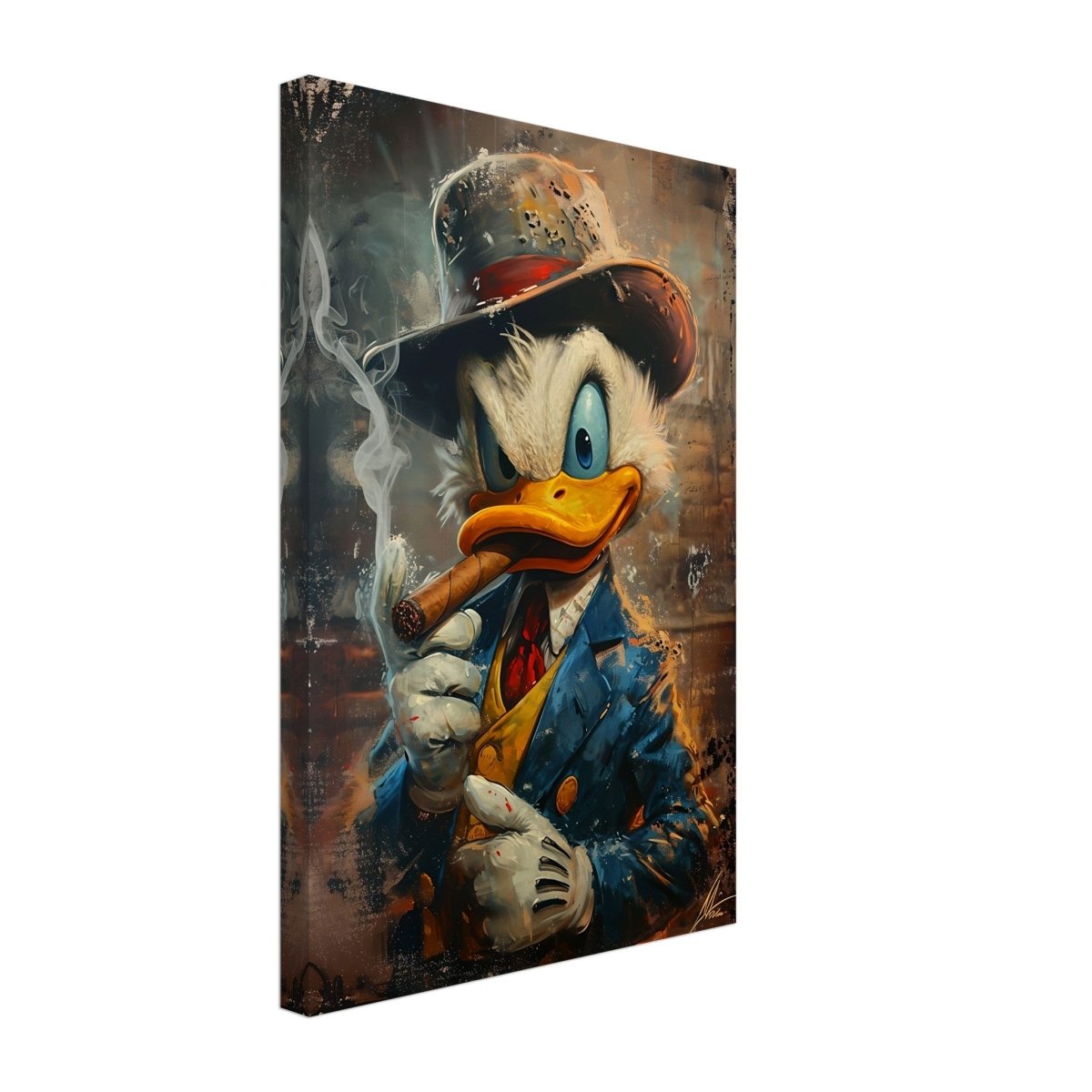 Da Vinci Pop Wall art print | Scrooge McDuck - Canvas - 30x45 cm / 12x18″ - 