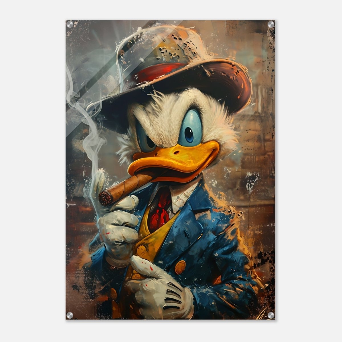 Da Vinci Pop Wall art print | Scrooge McDuck - Acrylic Print - 70x100 cm / 28x40″ - 