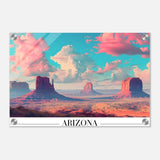 Da Vinci Travel Collection wall art print | Arizona USA | The Sonoran Desert - Acrylic Print - 30x45 cm / 12x18″ - 
