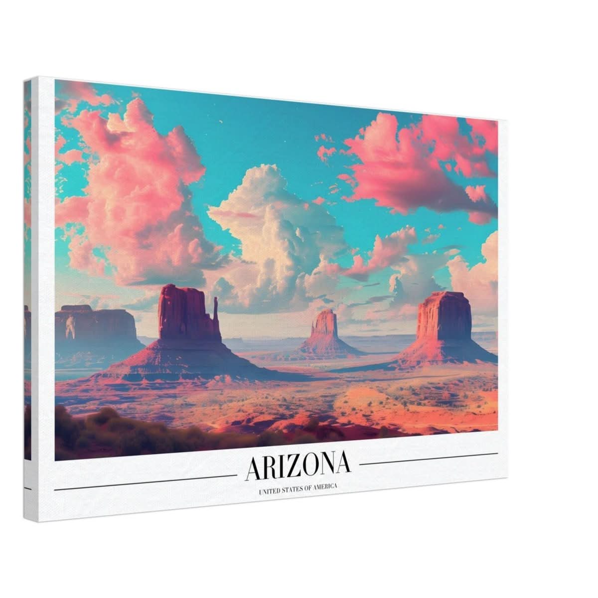 Da Vinci Travel Collection wall art print | Arizona USA | The Sonoran Desert - Canvas - 50x75 cm / 20x30″ - Thick