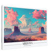 Da Vinci Travel Collection wall art print | Arizona USA | The Sonoran Desert - Canvas - 70x100 cm / 28x40″ - Slim