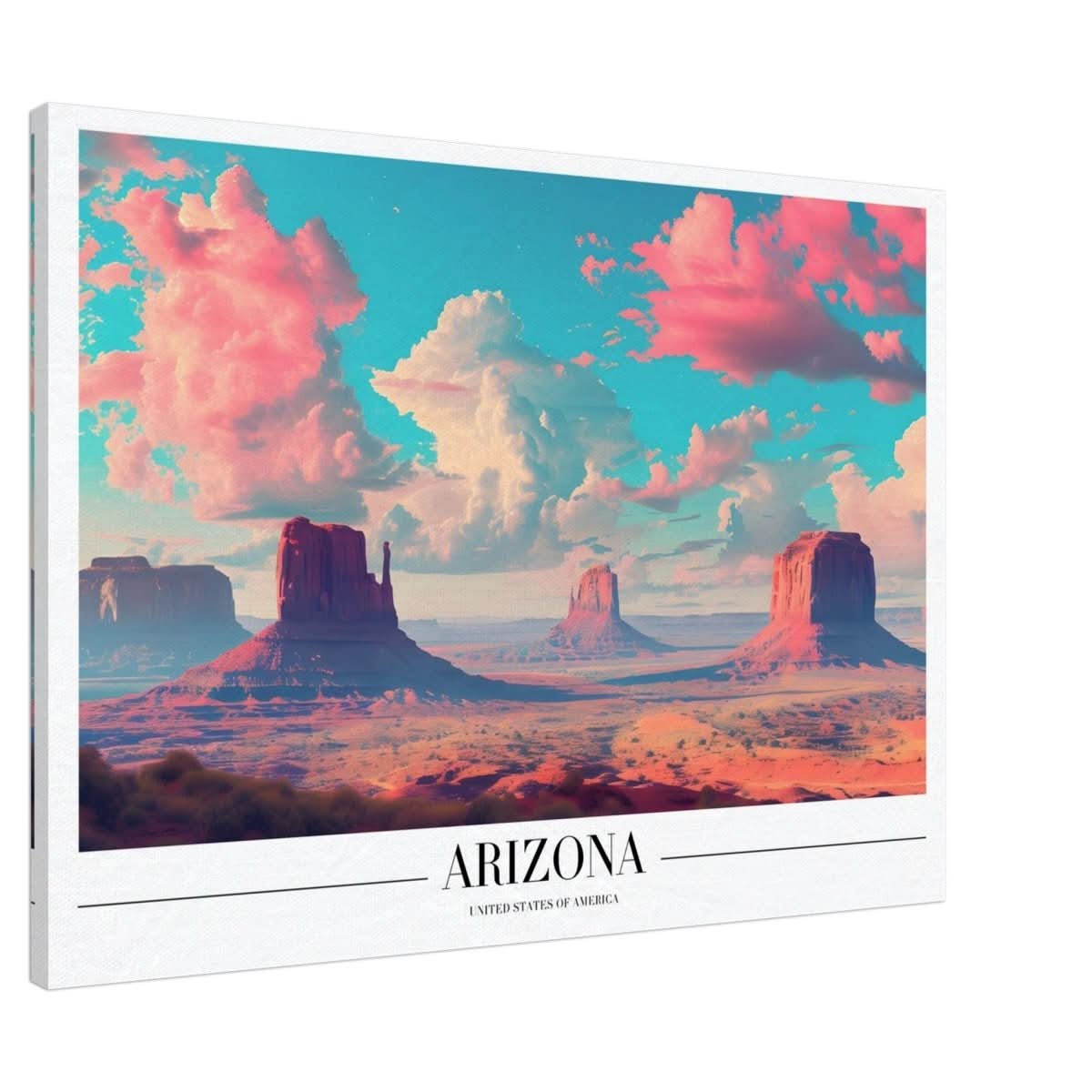 Da Vinci Travel Collection wall art print | Arizona USA | The Sonoran Desert - Canvas - 70x100 cm / 28x40″ - Slim