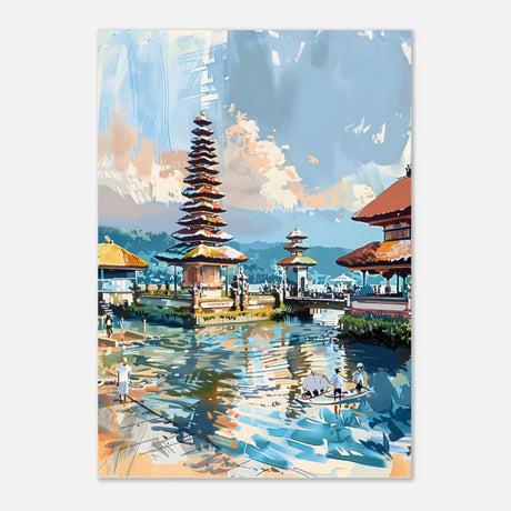 Da Vinci Travel Collection wall art print | Bali Indonesia - Aluminum Print - 70x100 cm / 28x40″ - 