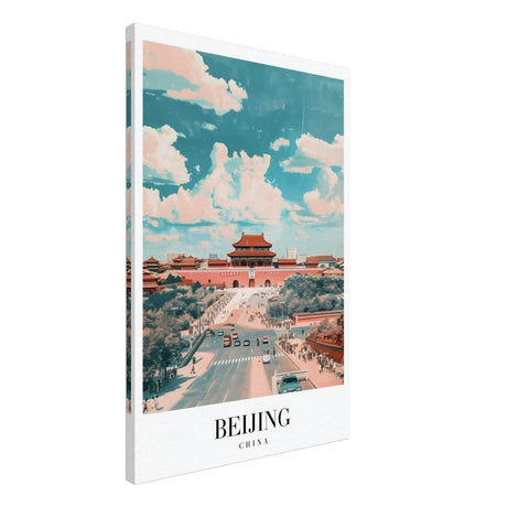 Da Vinci Travel Collection wall art print | Beijing China - Canvas - 50x75 cm / 20x30″ - Slim