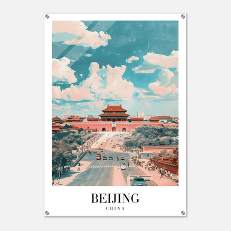 Da Vinci Travel Collection wall art print | Beijing China - Acrylic Print - 70x100 cm / 28x40″ - 