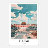 Da Vinci Travel Collection wall art print | Beijing China - Aluminum Print - 70x100 cm / 28x40″ - 