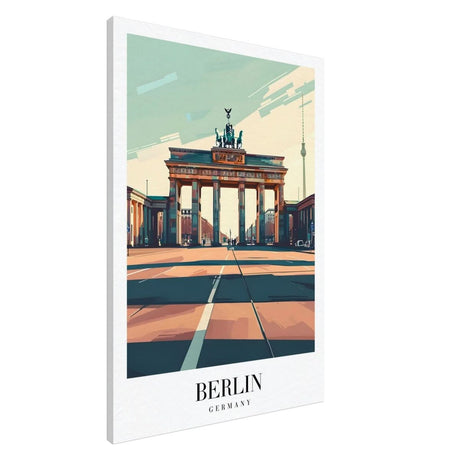 Da Vinci Travel Collection wall art print | Berlin Germany - Canvas - 70x100 cm / 28x40″ - Slim