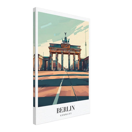 Da Vinci Travel Collection wall art print | Berlin Germany - Canvas - 40x60 cm / 16x24″ - Slim