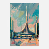 Da Vinci Travel Collection wall art print | Brasilia Brazil - Wood Prints - 30x45 cm / 12x18″ - 20 mm